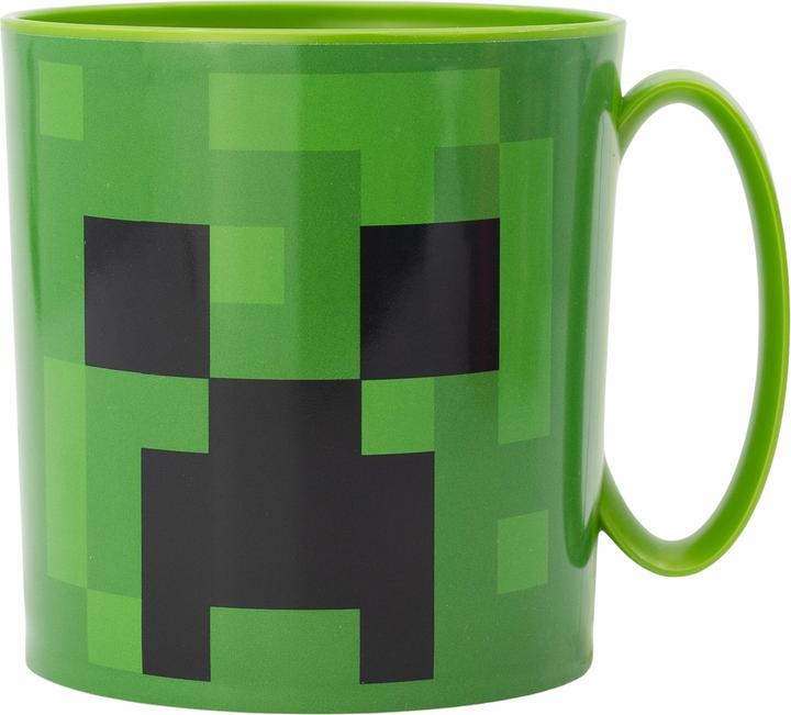 Stor Minecraft Becher 350ml - Creeper Motiv | BPA-frei, Mikrowellengeeignet (350 ml)