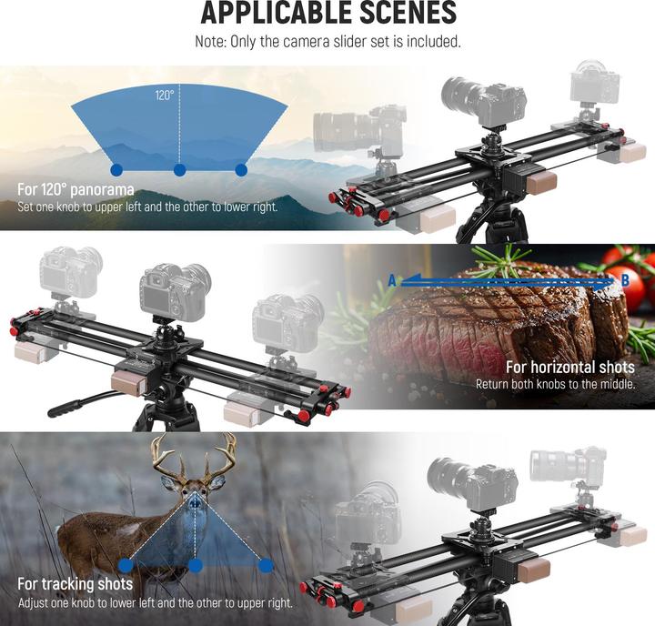 Actual product image Neewer 80cm App Electronic Video Slider (Various video accessories)