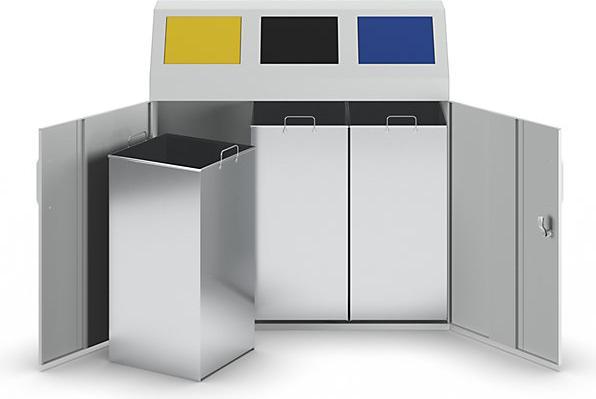 Actual product image eurokraft pro Recyclable waste collection cupboard (50 l)