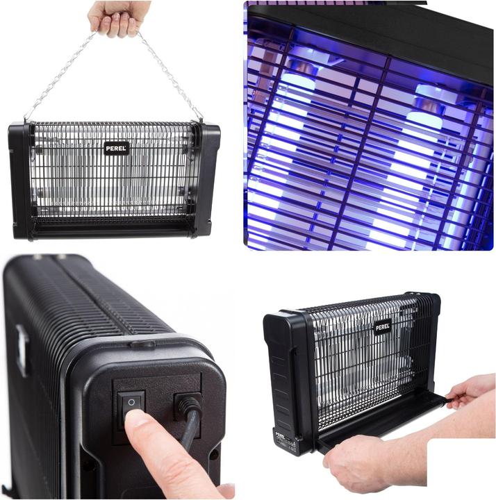 Actual product image Perel GIK08ON Fluginsektenvernichter 2x10W