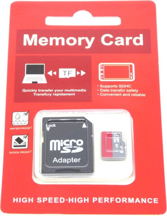 Image du produit Purecrea 8GB MicroSDHC Speicherkarte Class 10 UHS-I inkl. SD Adapter (8 Go, microSDHC, UHS-I)