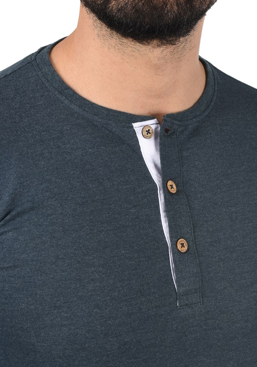 Immagine prodotto Indicode Gifford Maglia Maglie A Maniche Lunghe Da Uomo Con Collo Grandad (L)