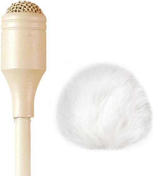 Actual product image Mipro MU-55LS Lavalier microphone with windscreen White