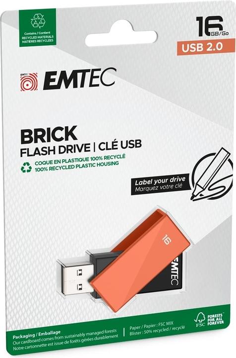 Produktbild Emtec C350 Brick (16 GB, USB-A)