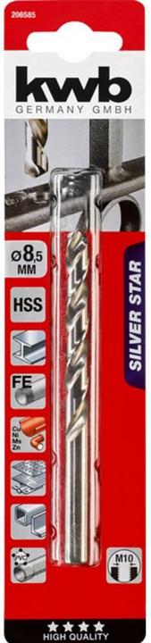 Actual product image kwb SILVER STAR HSS Twist Drill (8.5 mm)