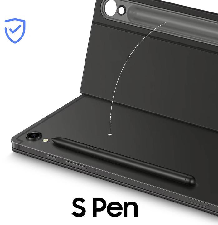Produktbild Samsung Book Cover Keyboard Slim (Eng. Int., Galaxy Tab S9, Galaxy Tab S9 FE)