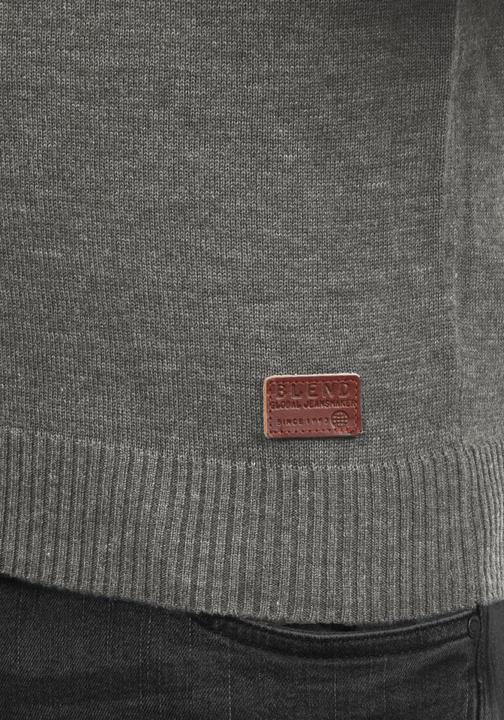 Actual product image Blend Lars Men's Jumper Knit Pullover With V-Neck Flecked (L)
