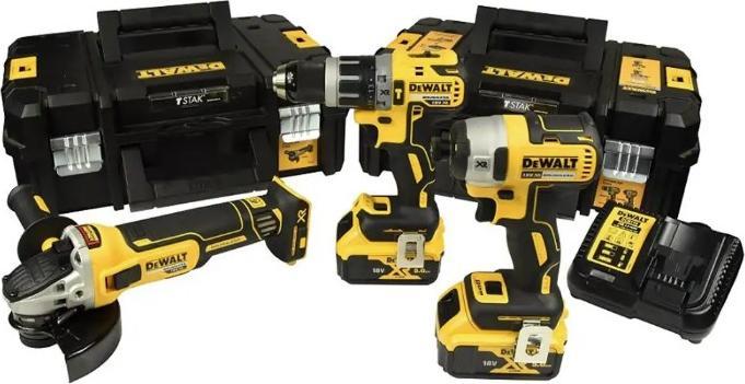 Produktbild DeWalt KOMBI-KIT 18V DCK384P2T (DCD796+DCF887+DCG405) 2x5,0Ah