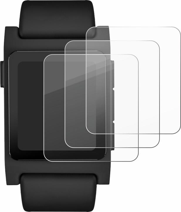 Produktbild BROTECT Schutzglas für Pebble 2 Duo 2025 Schutzfolie Displayschutz Display Schutz Glas Folie klar