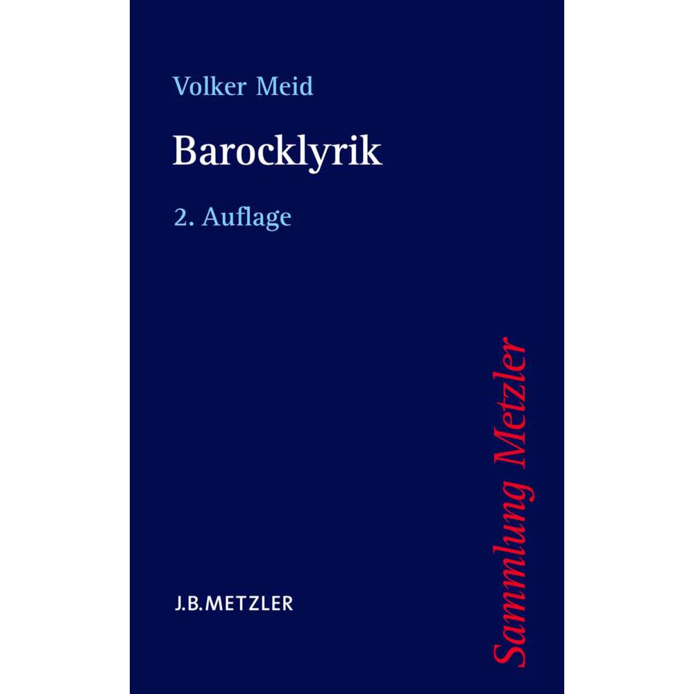Barocklyrik, Fachbücher von Volker Meid