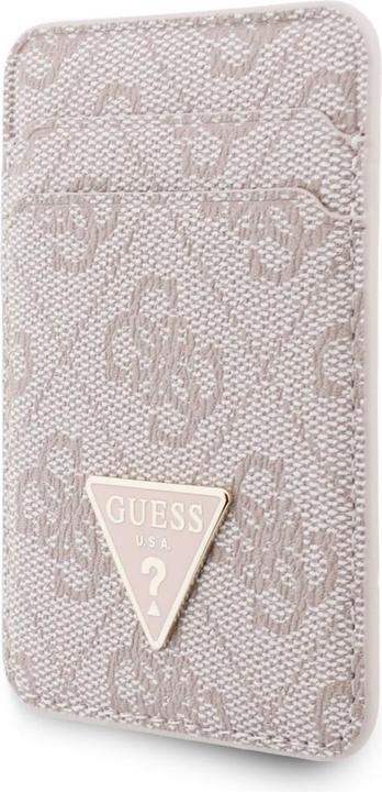 Produktbild Guess Zestaw portfel + hand strap triangle MagSafe różowy