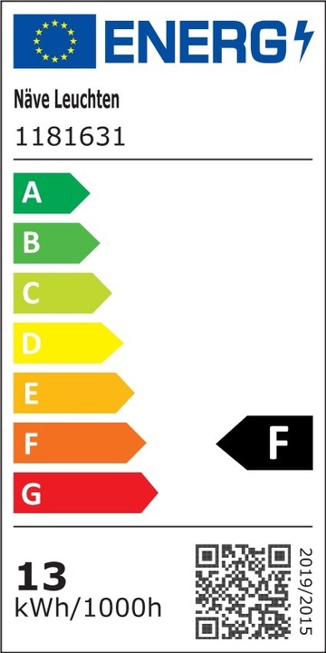 Energie-Label Näve Lutos (1100 lm)