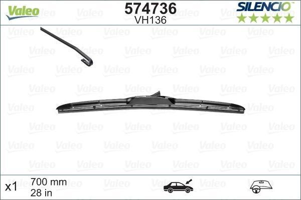 Actual product image Valeo Silencio HBlade 574736