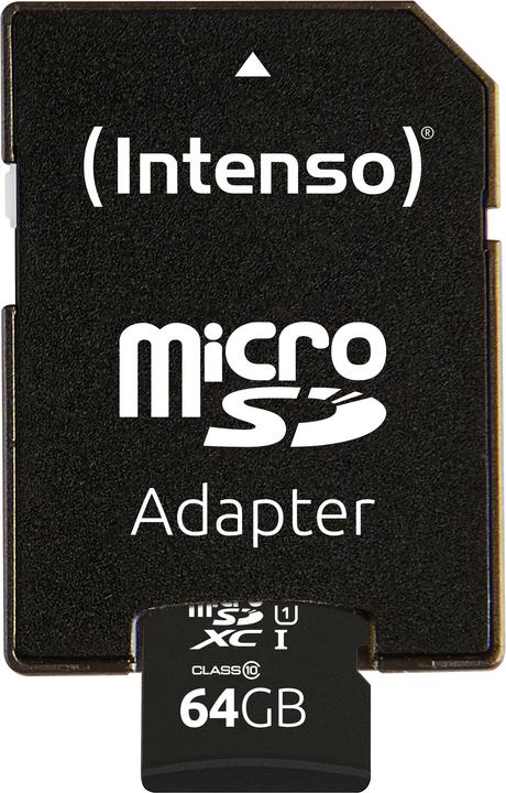 Produktbild Intenso Performance (64 GB, microSDXC, U1, UHS-I)