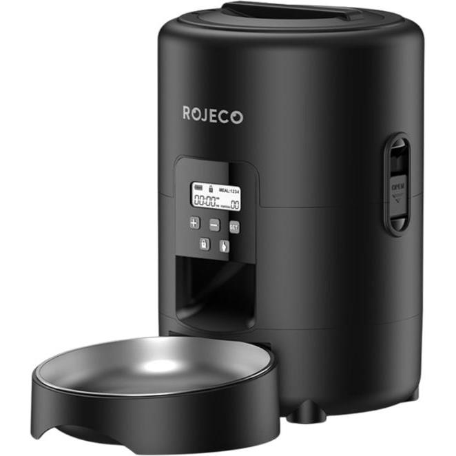 Rojeco automatic feed dispenser 2 l (200 cl), Ciotola mangime + Dosatore