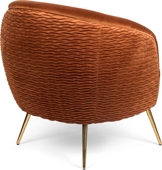 Actual product image Bold Monkey So Curvy lounge chair orange