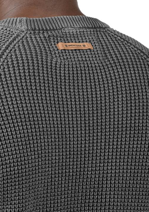 Image du produit Indicode Rockford Pull En Grosse Maille Pull-Over Tricot Pour Homme Avec Encolure Rond 100% Coton (S)