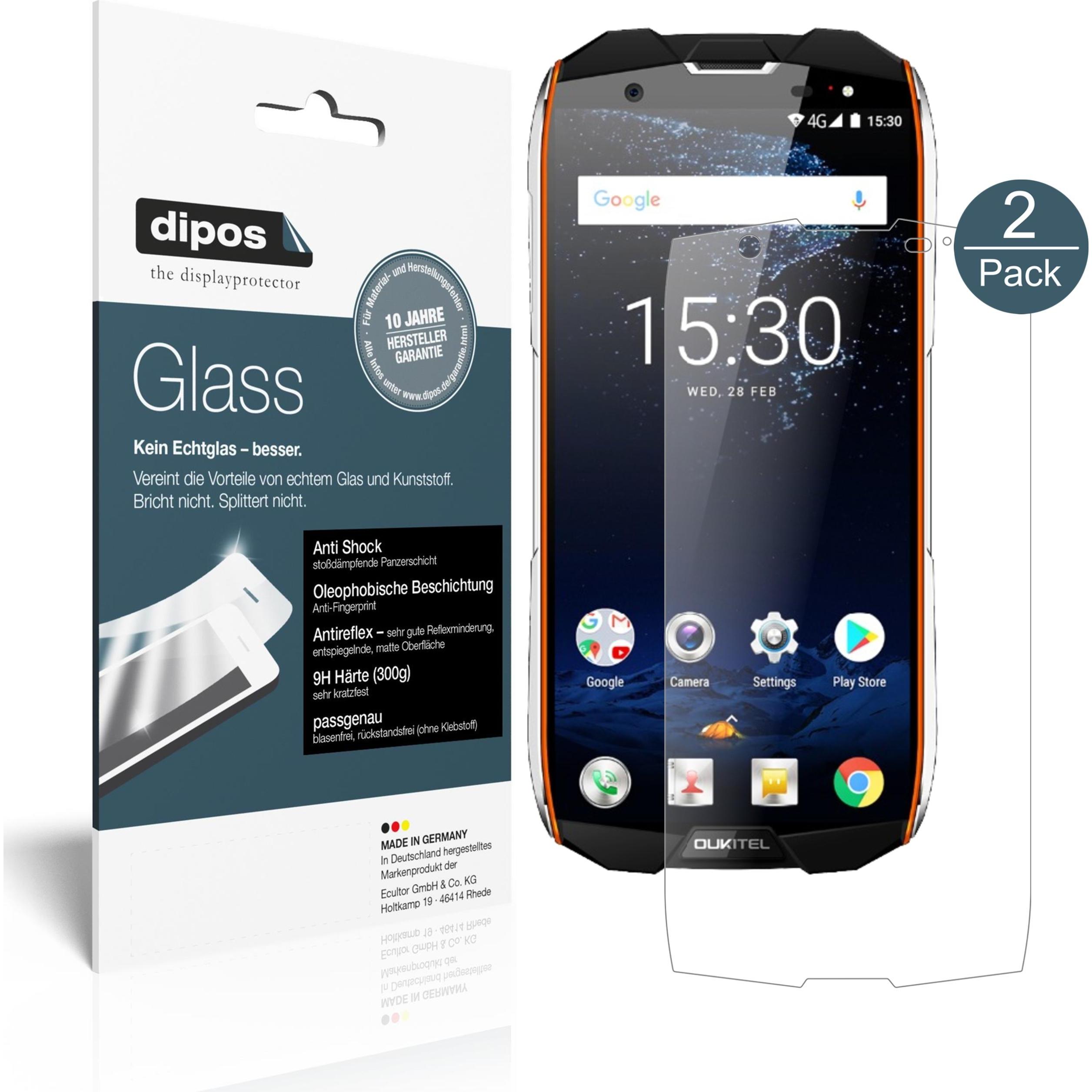 Dipos Displayschutz Anti-Shock (1 Stück, Oukitel WP5000), Smartphone Schutzfolie, Transparent