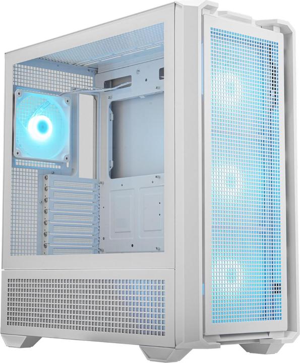 Immagine prodotto Cougar MX600 White | Case PC | Mid Tower / Pannello frontale in rete / 3 ventole da 140 mm + 1 ventola da (mATX, Mini-ITX, ATX, SSI CEB)
