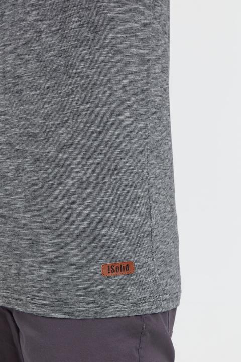 Immagine prodotto Solid Sigos T-Shirt A Maniche Corte Maglietta Da Uomo Con Collo Grandad In Cotone 100% (M)