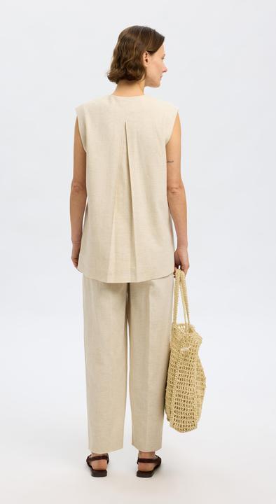 Immagine prodotto Selected High Waist Barrel Fit Hosen (34)