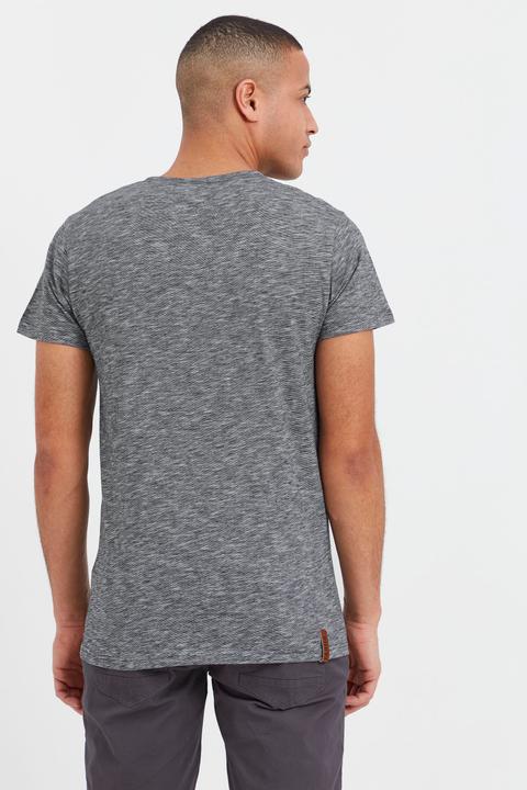 Immagine prodotto Solid Sigos T-Shirt A Maniche Corte Maglietta Da Uomo Con Collo Grandad In Cotone 100% (M)