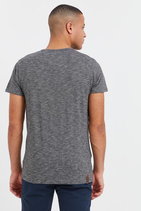 Immagine prodotto Solid Sigos T-Shirt A Maniche Corte Maglietta Da Uomo Con Collo Grandad In Cotone 100% (M)