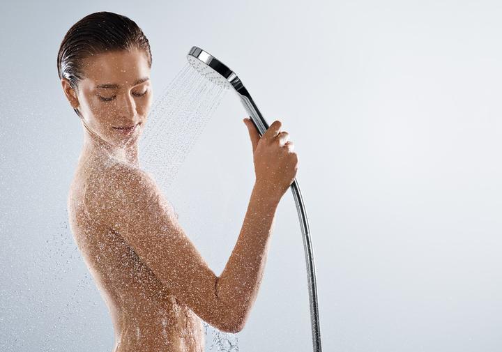 Produktbild hansgrohe HG Handbrause Croma Select E 1jet DN 15 EcoSm Version 7 l/min weiss/chrom (1 Strahlarten, 16 l/min)