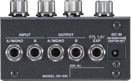 Actual product image BOSS RV-200 Reverb effectpedaal