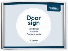 Produktbild Europel Trschild, 150 x 300 mm, silber