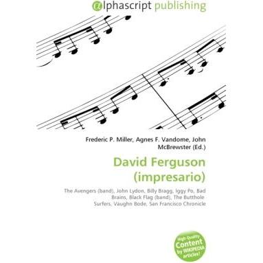 David Ferguson (impresario), Fachbücher