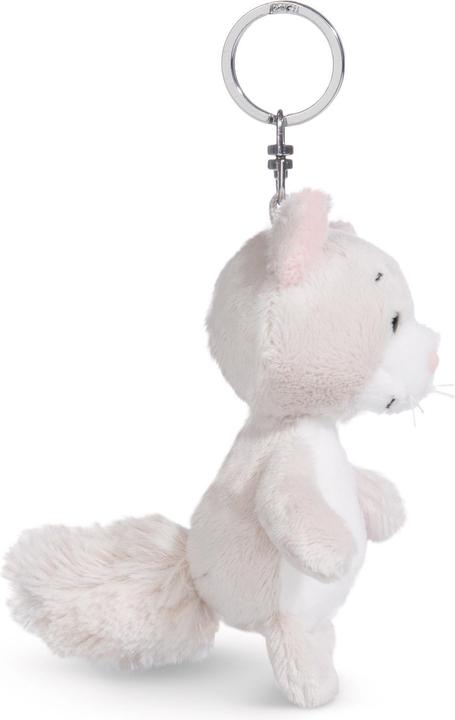 Actual product image NICI Love cat keyring pendant 10cm grey