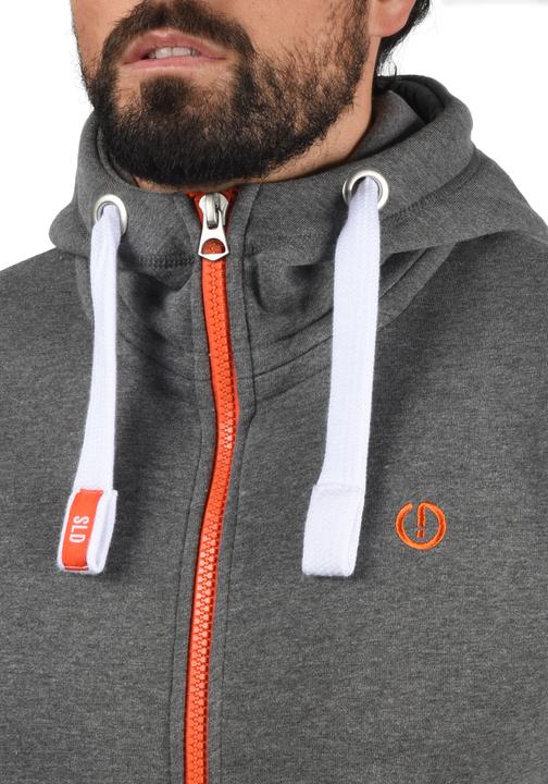 Actual product image Solid Benn High-Neck Men's sweatjacket (XXL)