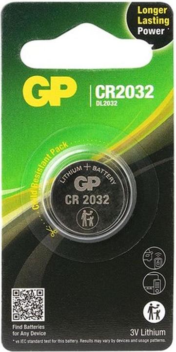 Image du produit GP Batteries Lithium Cell (1 pcs, CR2032, 240 mAh)