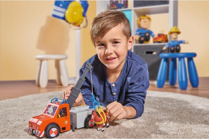 Actual product image Simba Fireman Sam Phoenix Tow Truck with Horse