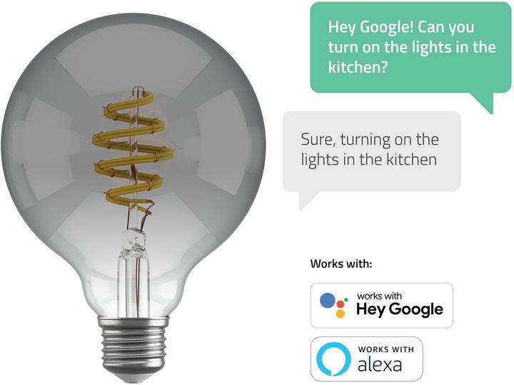 Produktbild Hombli Smokey (E27, 60 lm, 1x)