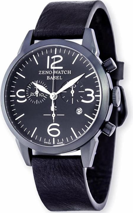 Image du produit Zeno-Watch Basel Vintage Line Chronographe Bleu (Chronographe, Montre analogique, Swiss Made, 42 mm)