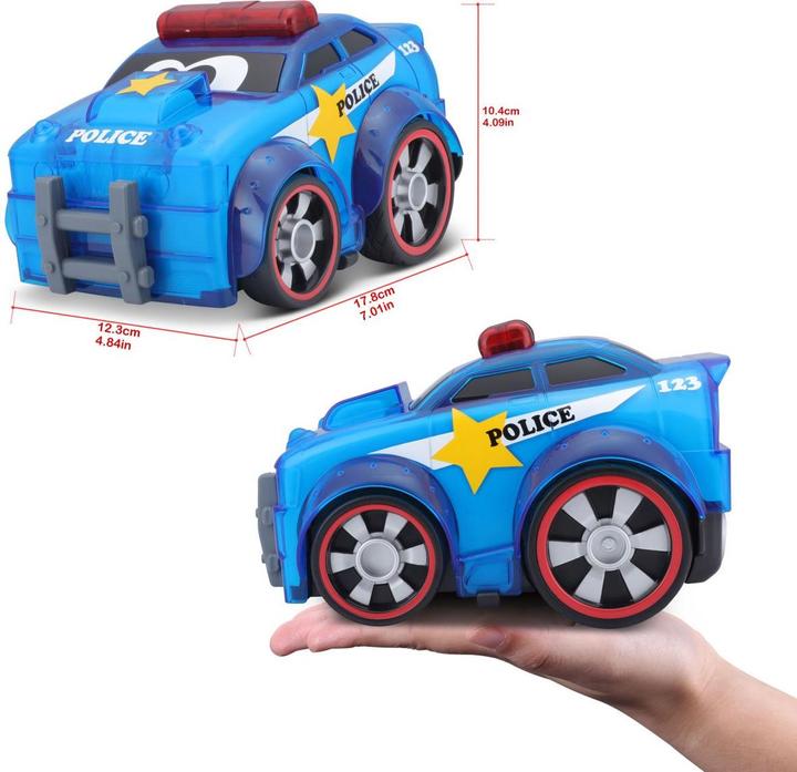 Actual product image BB Junior Push & Glow Police Car