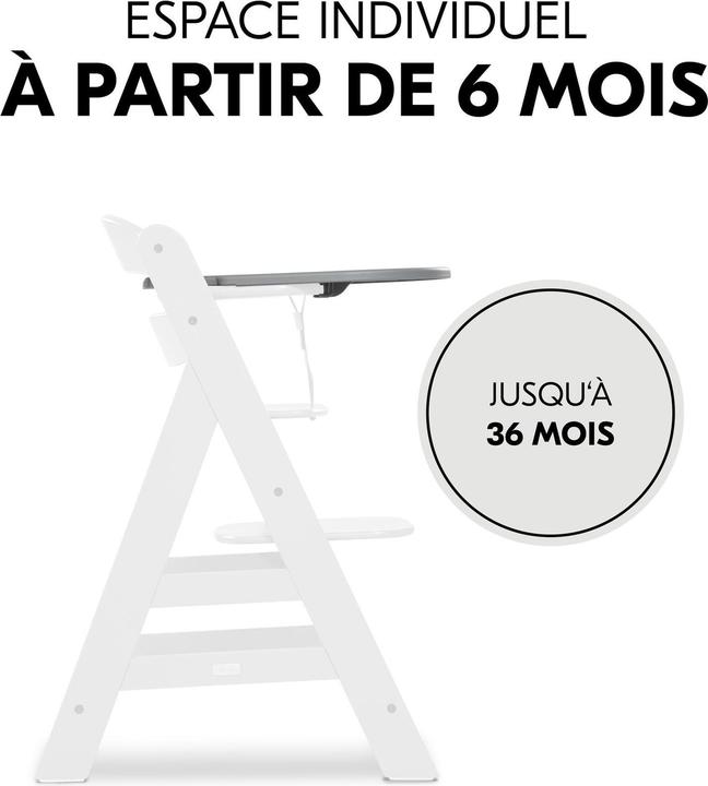 Produktbild Hauck Alpha Click Tray Grey