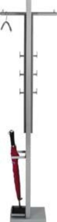 Image du produit Kerkmann Portemanteau argent avec portemanteau, 8 armoires.
