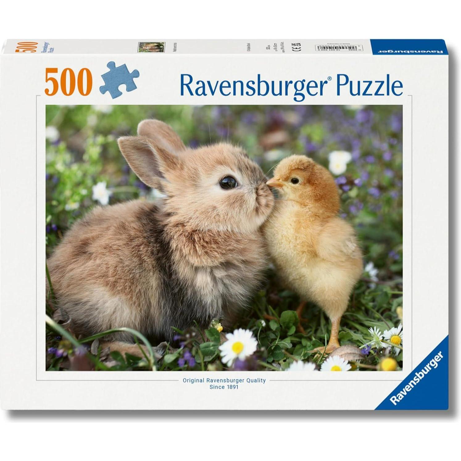 Ravensburger Puppies Collection: coniglietto e pulcino 500 pc (500 pezzi)