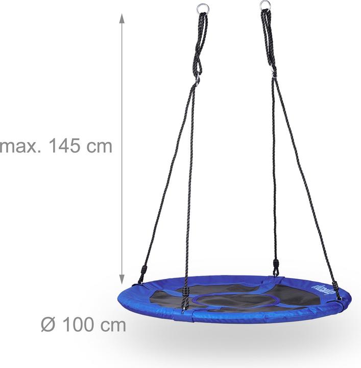 Actual product image Relaxdays Nest swing