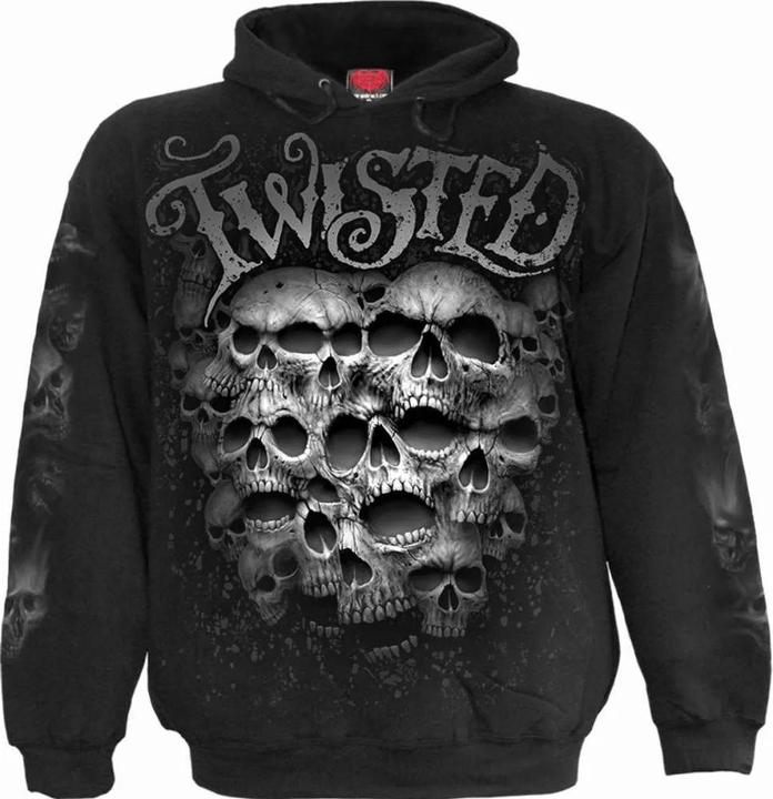 Produktbild Spiral Twisted Skulls Kapuzenpullover (S)