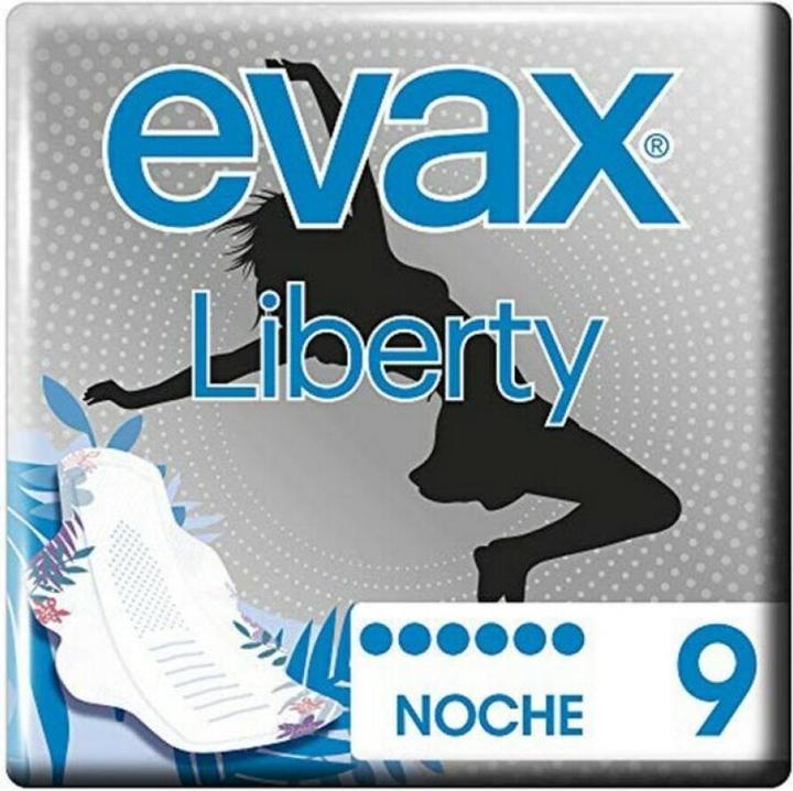 Actual product image Evax LIBERTY compresas noche alas 9 uds (9 x)