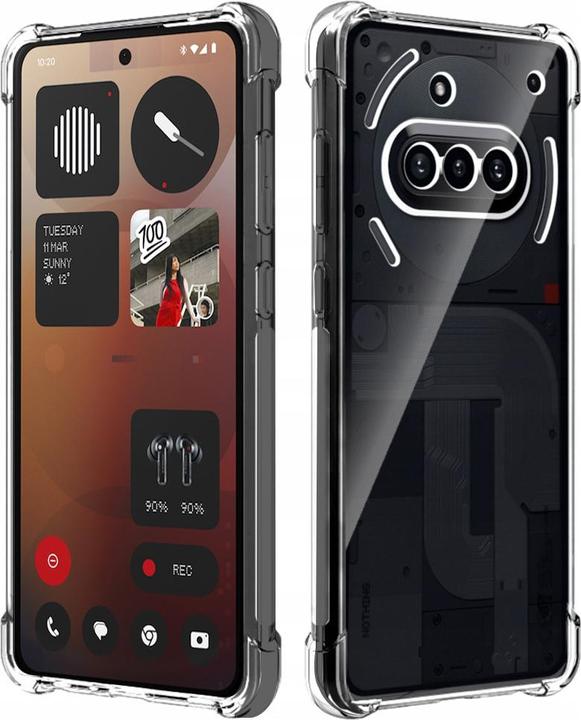 Immagine prodotto Techsuit Shockproof Clear Silicone (Niente Telefono (3a))