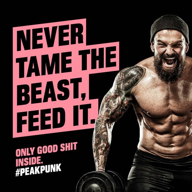 Produktbild Peak Punk Bio High Protein Shake (Strawberry, 1 Stk., 250 g)