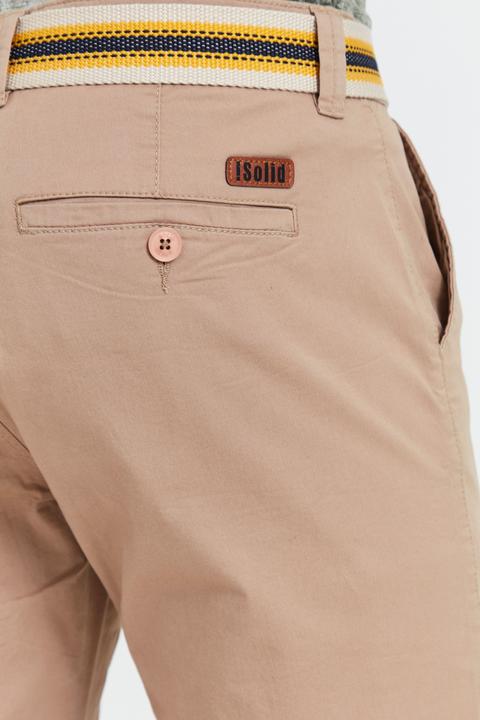Immagine prodotto Solid Lagos Pantaloncini Chino Shorts Panno Corti Da Uomo con cintura elasticizzato Regular- Fit (XL)