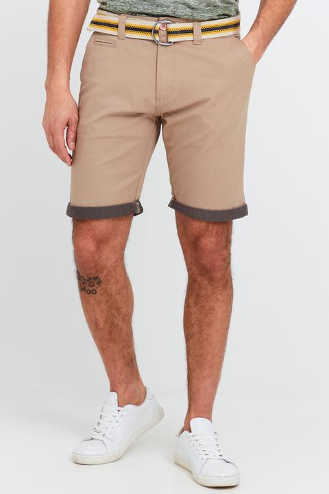 Immagine prodotto Solid Lagos Pantaloncini Chino Shorts Panno Corti Da Uomo con cintura elasticizzato Regular- Fit (XL)