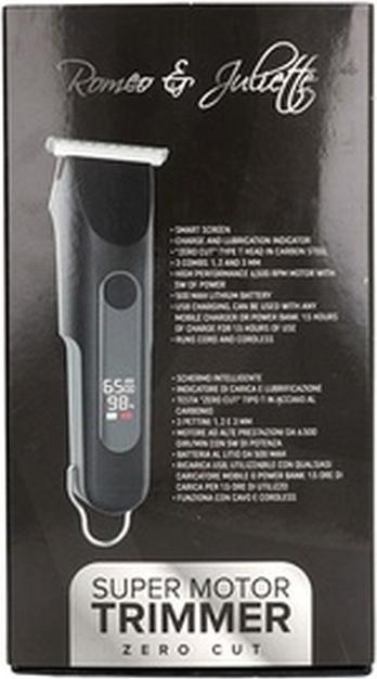 Immagine prodotto albi Tagliacapelli R&J Super Motor Taglio Zero Nero Trimmer