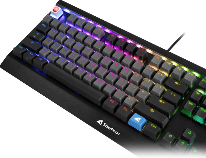 Actual product image Sharkoon SAC20 PBT ANSI US 114 backlit caps